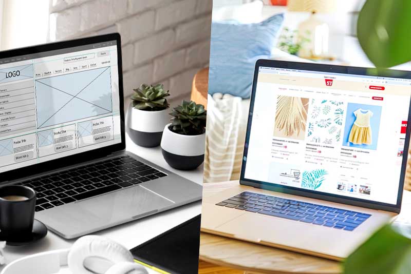 sito internet vetrina o ecommerce